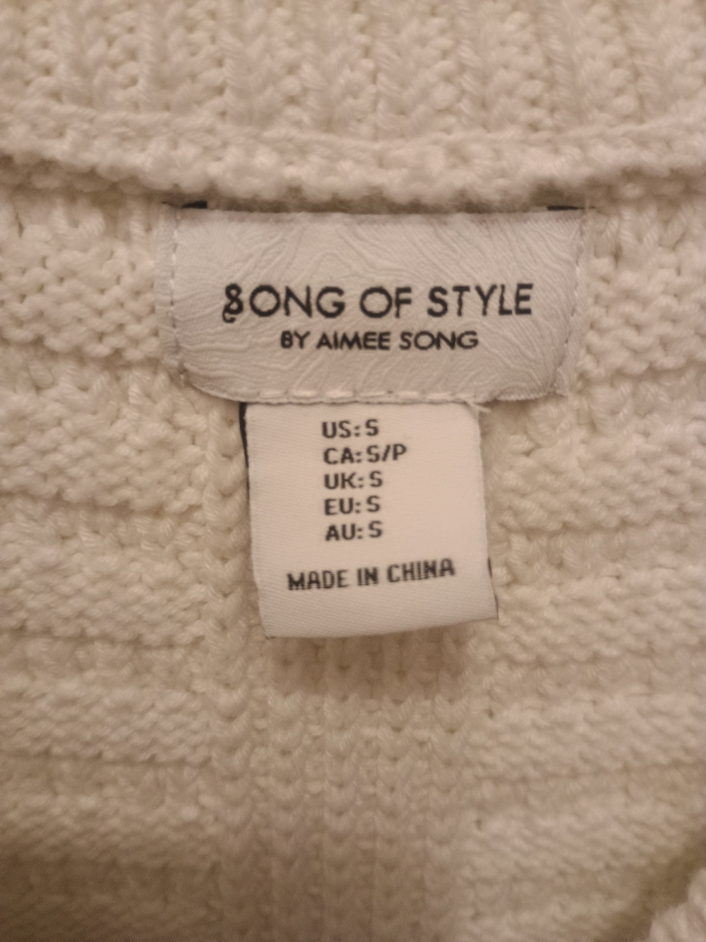 Aimee Song V-Neck Button Knit Cardigan Tank Sleeveless Sweater Vest Women Small - Picture 8 of 10